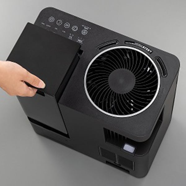 FRSHIP サンカ SANKA 加湿器 UVパワースチーム ブラック W除菌