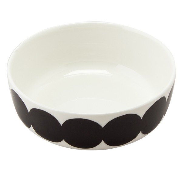 �ޥ��å� Marimekko �ܥ��� 400mL �饷���ޥå� Oiva Rasymatto �ۥ磻�� / �֥�å� white / black 067993-109 �ܡ��� �������� �̲� ������