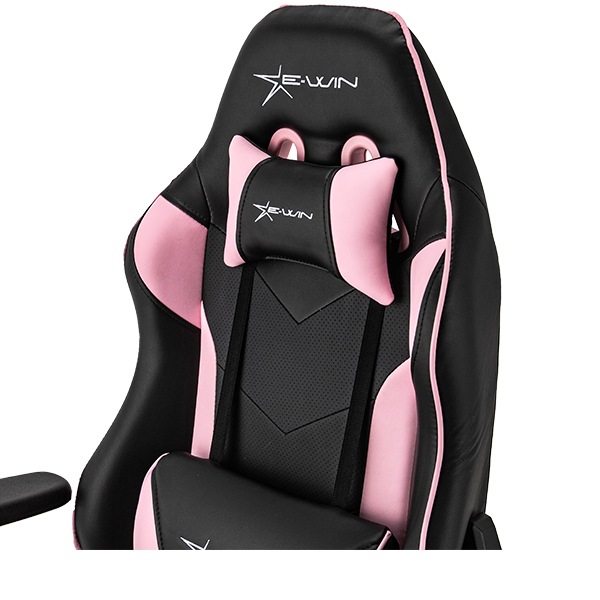 前傾チルトなし】E-WIN ゲーミングチェア オフィスチェア 女性 レザー 