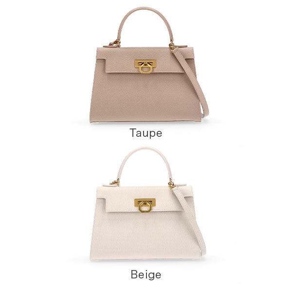 定番人気✨カルボッティ エレナ 243 ベージュ 2way ハンドバッグ レザー 定番人気✨カルボッティ エレナ 243 ベージュ 2way ハンドバッグ レザー