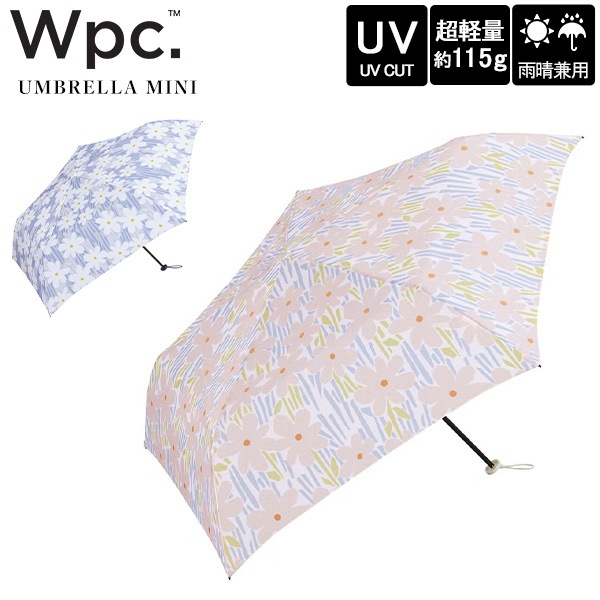 ダブリュピーシー Wpc. 折りたたみ傘 [ Wpc.Air-Light ]フラワーアンド