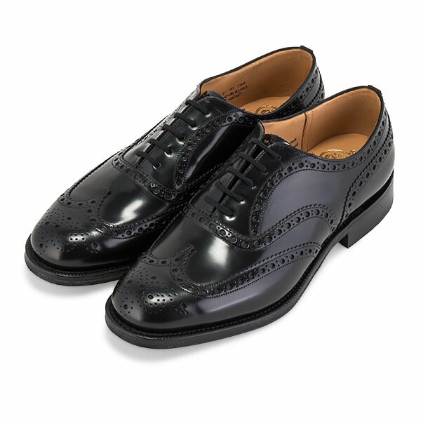 訳あり】 Church's チャーチ Burwood バーウッド ブラック