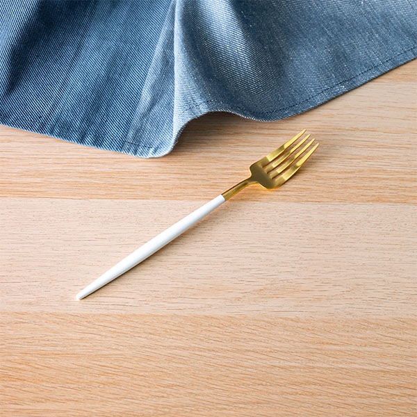 ݡ Cutipol GOA  ǥʡե ۥ磻ȡߥ Dinner fork White ȥ꡼ GO04WG  