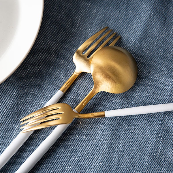 ݡ Cutipol GOA  ǥʡե ۥ磻ȡߥ Dinner fork White ȥ꡼ GO04WG  