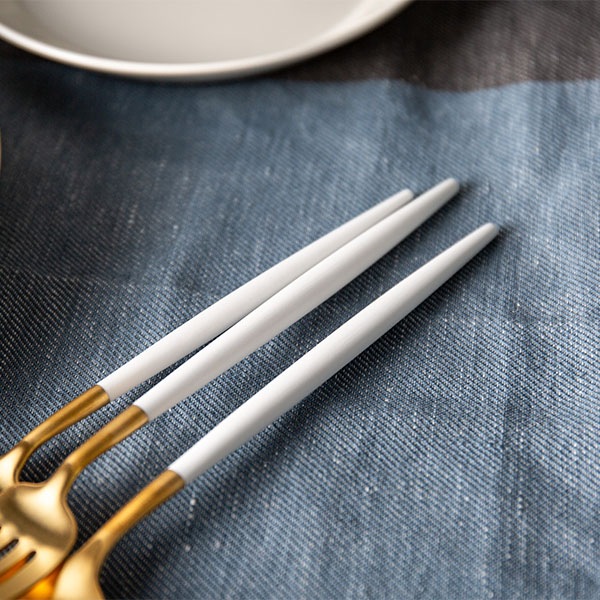 ݡ Cutipol GOA  ǥʡե ۥ磻ȡߥ Dinner fork White ȥ꡼ GO04WG  