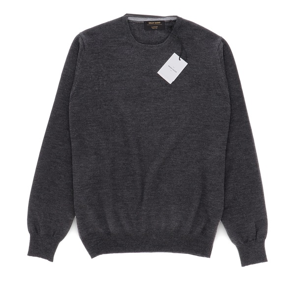 ����󥵥å� Gran Sasso �˥å� �������� ���롼�ͥå� CREW NECK 55167 14290 CREW L/SLV ��� ̵�� ������ ���Υ����� �ݼ� Ĺµ �����ꥢ ������� ���ե��������奢�� ��