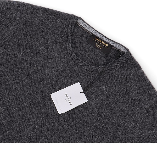 ����󥵥å� Gran Sasso �˥å� �������� ���롼�ͥå� CREW NECK 55167 14290 CREW L/SLV ��� ̵�� ������ ���Υ����� �ݼ� Ĺµ �����ꥢ ������� ���ե��������奢�� ��