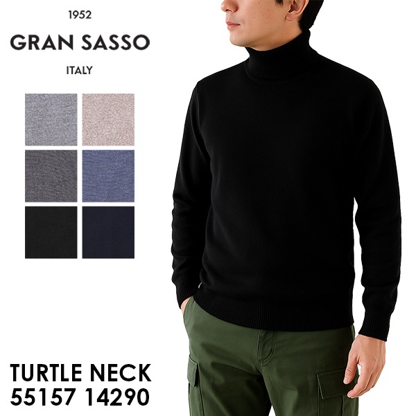����󥵥å� Gran Sasso �˥å� �������� �����ȥ�ͥå� �ϥ��ͥå� TURTLE NECK 55157 14290 ��� ̵�� ������ ���Υ����� Ĺµ �����ꥢ ������� ���ե��������奢�� ��