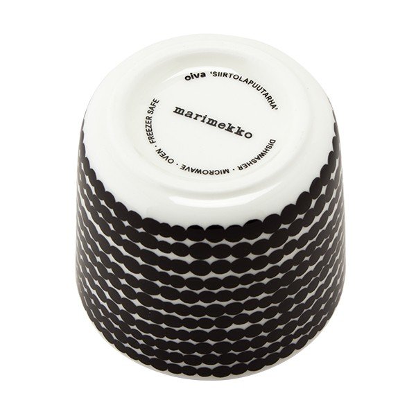 �ޥ��å� Marimekko ������ȥ�ס������ ��ƥޥ� 200mL Oiva Siirtolapuutarha �ۥ磻�� / �֥�å� 063291-190 ���å� �������� �����ҡ����å� ������