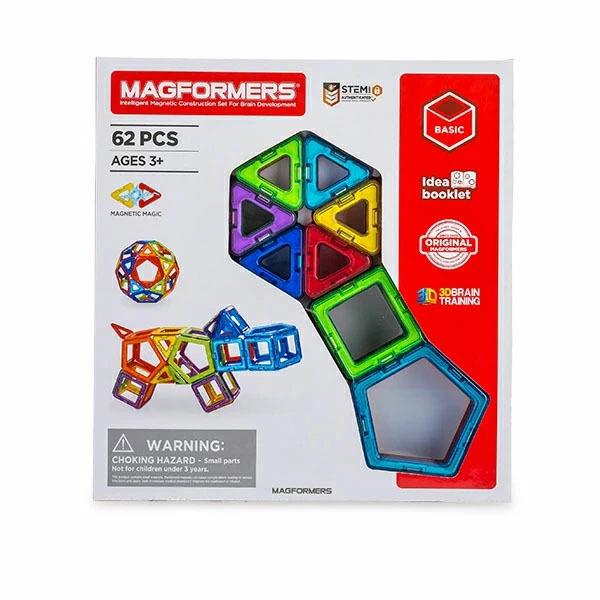 訳あり】 マグフォーマー Magformers おもちゃ 62ピース 知育玩具 磁石