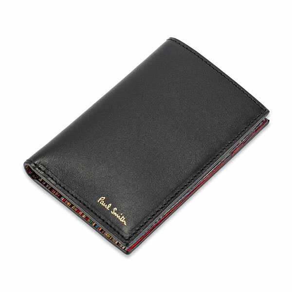 ポールスミス PAUL SMITH カードケース 名刺入れ 二つ折り メンズ