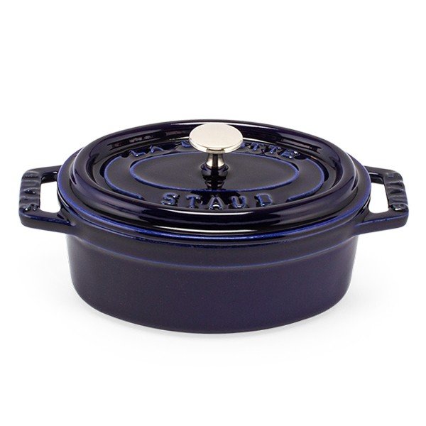 ストウブ 鍋 Staub ピコ・ココット オーバル 11cm ダークブルー 両手鍋