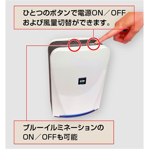 Bluedeo ブルーデオ 空気清浄機 MC-S201 最新モデル ウイルス対策 卓上
