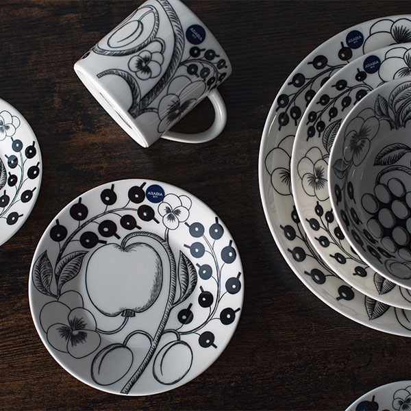 ����ӥ� Arabia �ޥ����å� �ޥ� ���å� 240mL �ѥ�ƥ��å� 1021003 �֥�å� & �ۥ磻�� Paratiisi Mug Black & White ���� ���� �̲� ������� ���襤�� ���å���