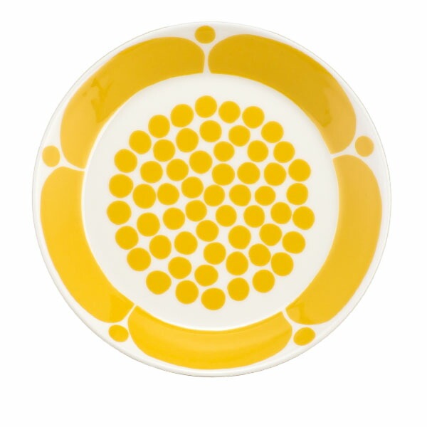 ����ӥ� Arabia �ץ졼�� 21cm 2�����å� �ڥ� ����̥󥿥� �� ���� ���� 1028200 Sunnuntai Plate Yellow/White ������� �̲� ���å��� ��