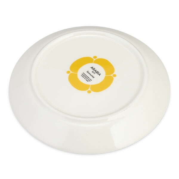 ����ӥ� Arabia �ץ졼�� 21cm 2�����å� �ڥ� ����̥󥿥� �� ���� ���� 1028200 Sunnuntai Plate Yellow/White ������� �̲� ���å��� ��