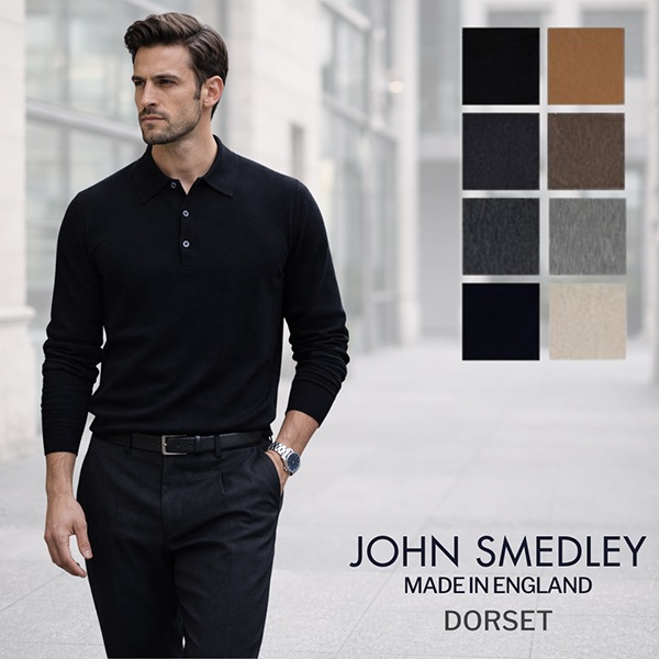 ����󥹥�ɥ졼 John Smedley Ĺµ �ݥ������ ��� �ɡ����å� DORSET �ȥåץ� �˥å� 30������ ���Υ����� �������� ̵�� ���դ� ���� �ݥ��ͥå� �����ꥹ�� �����륻������ MEN HERITAGE ��