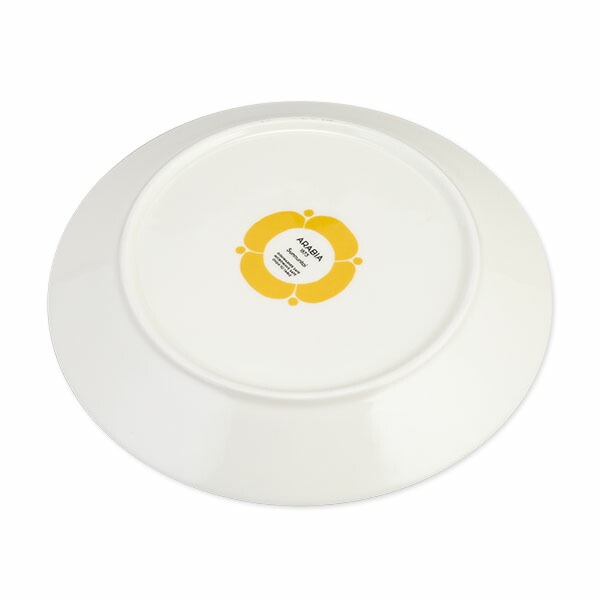 ����ӥ� Arabia �ץ졼�� 26cm 2�����å� �ڥ� ����̥󥿥� �� ���� ���� 1028201 Sunnuntai Plate Yellow/White ������� �̲� ���å��� ��