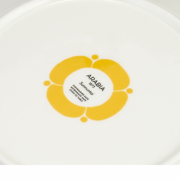 ����ӥ� Arabia �ץ졼�� 26cm 2�����å� �ڥ� ����̥󥿥� �� ���� ���� 1028201 Sunnuntai Plate Yellow/White ������� �̲� ���å��� ��