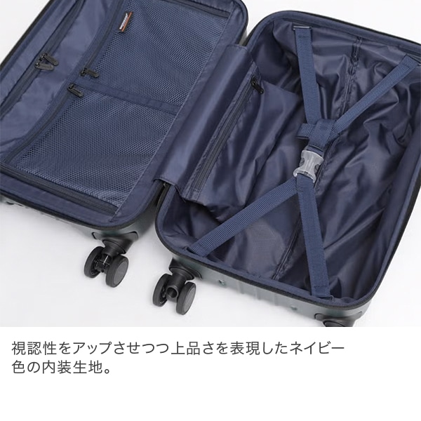 バーマス BERMAS ファスナー37L 48cm 1～2泊 機内持ち込み キャリー