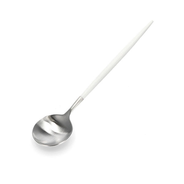 ݡ Cutipol GOA  ǥȥס ۥ磻 Dessert spoon White ȥ꡼ GO08W  