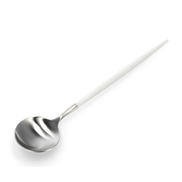 ݡ Cutipol GOA  ǥȥס ۥ磻 Dessert spoon White ȥ꡼ GO08W  