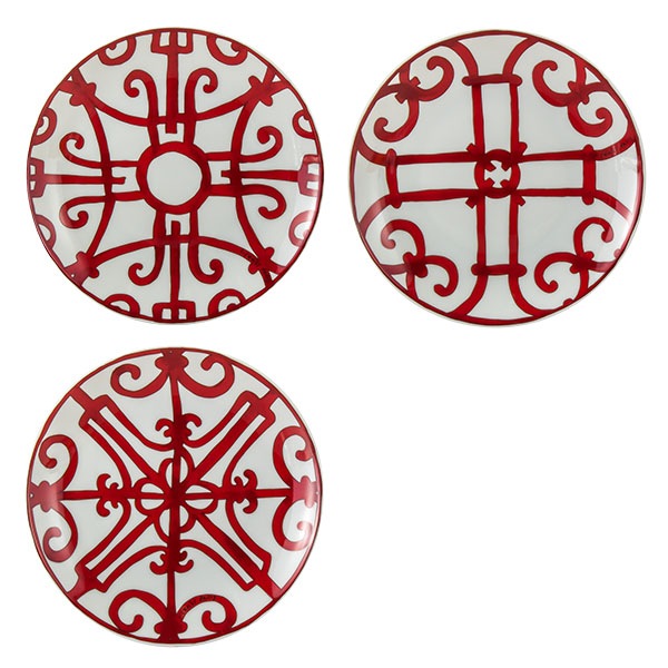 訳あり】Hermes エルメス Balcon du Guadalquivir Set of Bread and