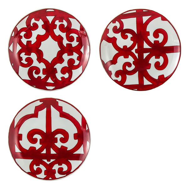 訳あり】Hermes エルメス Balcon du Guadalquivir Set of Bread and
