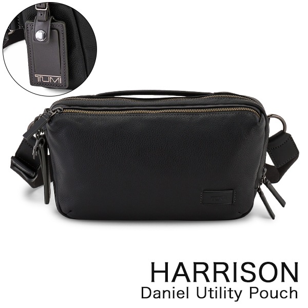 ȥ TUMI ȥХå ϥ꥽ ˥ 桼ƥƥ ݡ 쥶 HARRISON Daniel Utility Pouch 063003DP ֥å 