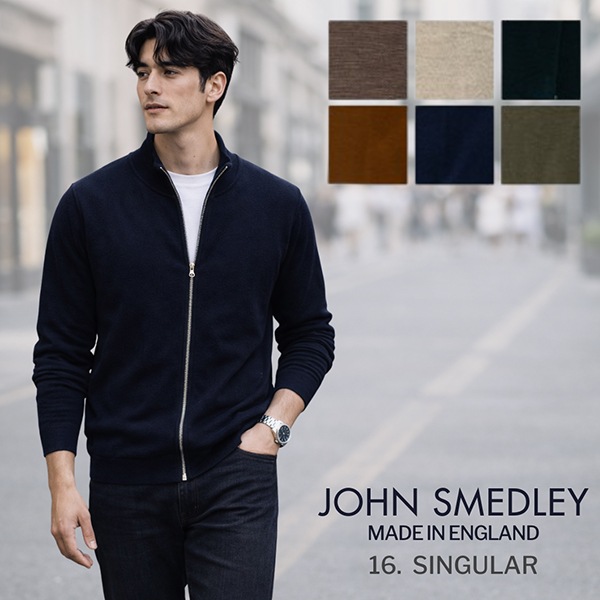 ����󥹥�ɥ졼 John Smedley ���åץ��å� �˥åȥ��㥱�å� �֥륾�� ��� 16���󥮥�顼 16. SINGULAR Ĺµ ���Υ����� �����ǥ����� �������� 30������ ̵�� ���� �����ꥹ�� ��� �»� MEN  ��
