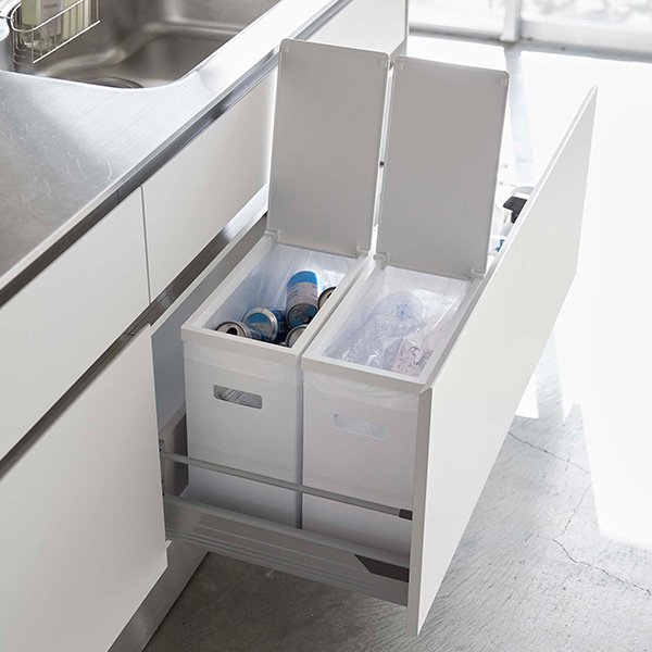 ダストボックスシングル シンプルダストボックス 42L 横開き (ブラック) | 商品情報