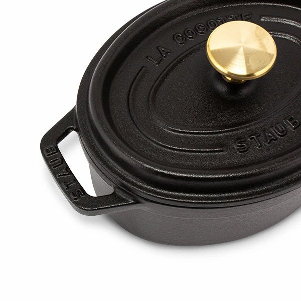 STAUB - STAUB オーバル 17cm ストウブ 鍋 Staub ピコ・ココット オーバル 17cm 両手鍋