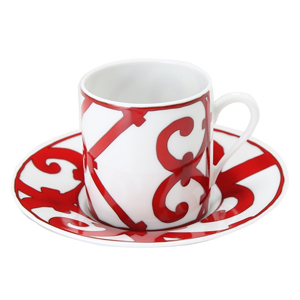 訳あり】Hermes エルメス ガダルキヴィール Coffee cup and saucer