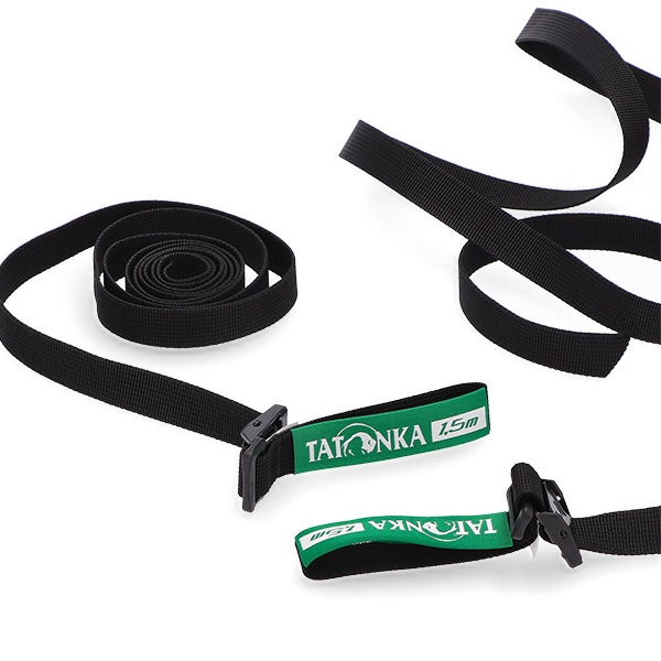 ȥ Tatonka ȥå 2 ٥ ѥå󥰥ȥå Easy Strap 18mm/1.50m Pair ѵ ݥץԥ ʪ٥ Хåѥå ž Х  ʪ 3216 ֥å Black