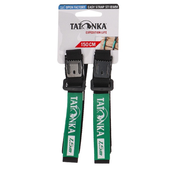 ȥ Tatonka ȥå 2 ٥ ѥå󥰥ȥå Easy Strap 18mm/1.50m Pair ѵ ݥץԥ ʪ٥ Хåѥå ž Х  ʪ 3216 ֥å Black