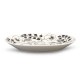 ����ӥ� Arabia �� �ץ졼�� �滮 25cm �ѥ�ƥ��å� 1005394 �֥�å� & �ۥ磻�� Paratiisi Plate Oval Black & White �ݻ� ����� �����ӥ󥰥ץ졼�� ���� ���� �̲� ������� ���襤�� ���å��� ��