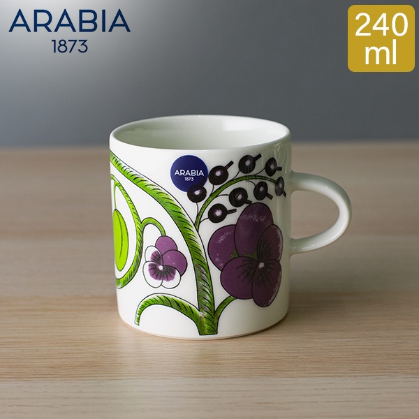 ����ӥ� Arabia �ޥ����å� �ޥ� ���å� 240mL �ѥ�ƥ��å� 1021005 �ѡ��ץ� Paratiisi Mug Purple ���� ���� �̲� ������� ���襤�� ���å��� 