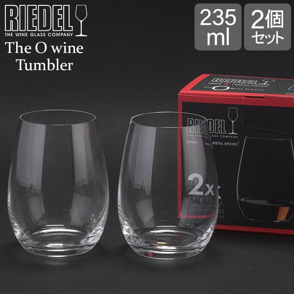 Riedel �꡼�ǥ� The O wine Tumbler ���� ����֥顼 �磻�󡡥��˥�å���2�� ���ꥢ(Ʃ���� 0414/60 �磻�󥰥饹 ������ ��