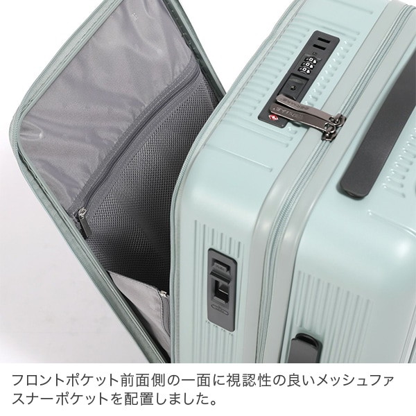 バーマス BERMAS フロントオープンファスナー37L 50cm TRAVEL SMART