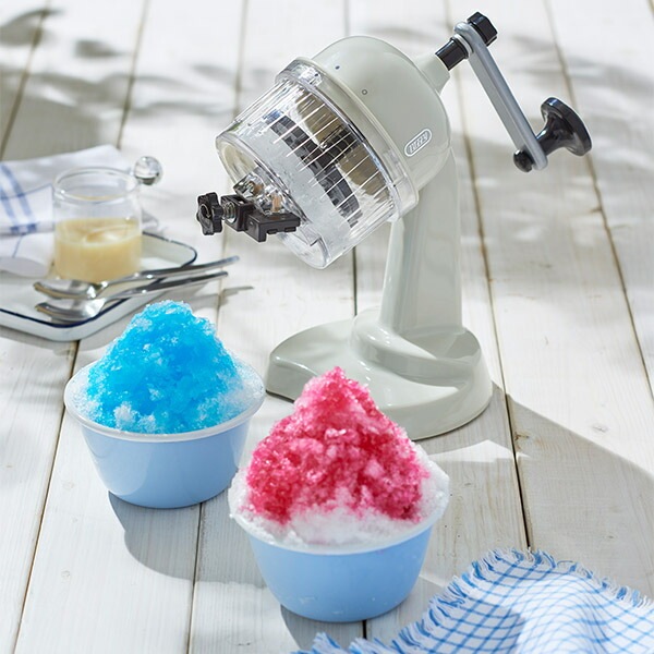 手動式 かき氷機 ホワイト・ブルー 楽天市場】Toffy コンパクト ふわふわかき氷器 かき氷器 手動