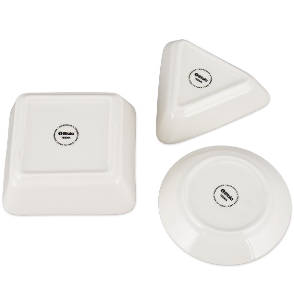 å  ƥ 12.0cm  2cm 12.0cm  3cm 12.5cm  4.5cm ̲֥ ƥꥢ  ߥ˥ӥ󥰥å ݻ ѻ ͳѻ iittala TEEMA Mini serving set Plate flat dish square & dish triangle 