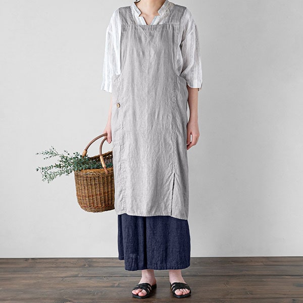 正規販売店】 リーノエリーナ フルエプロン アニタ Lino e Lina