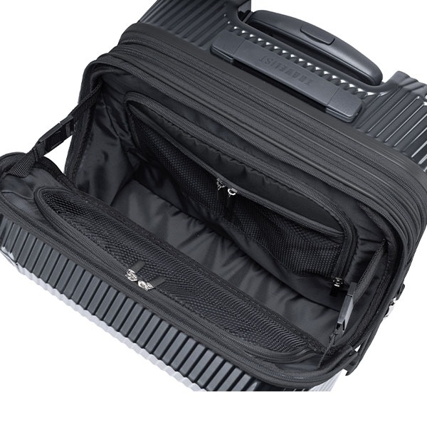 TRAVELIST スーツケース アクセル Mサイズ 51(61)L 機内持ち込み