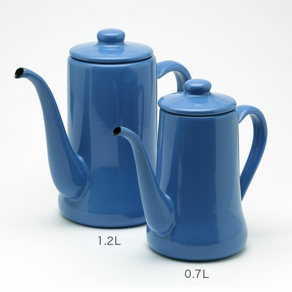 月兎印 スリムポット 0.7L コーヒーポット 野田琺瑯 月兎 ホーロー