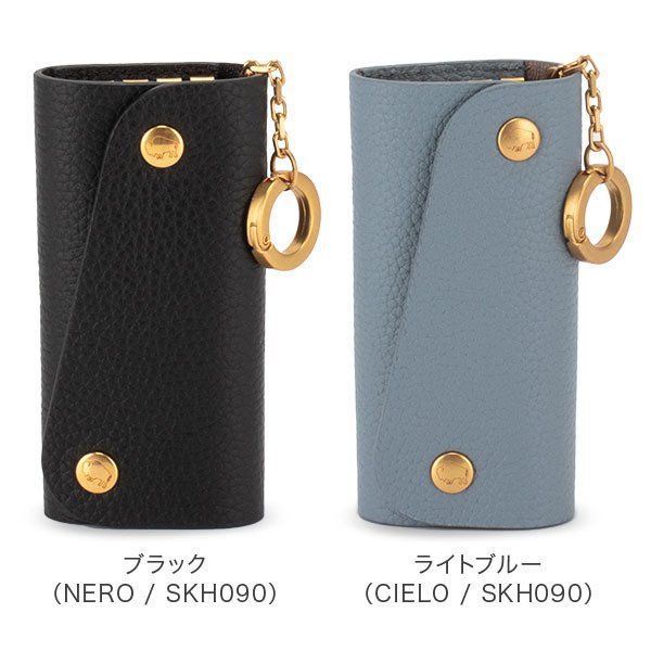 IL BISONTE キーケース 4連 FIFTY ON SKH090 PI0005 BW320G イルビゾンテ Il Bisonte キーケース 4連 レザー メンズ