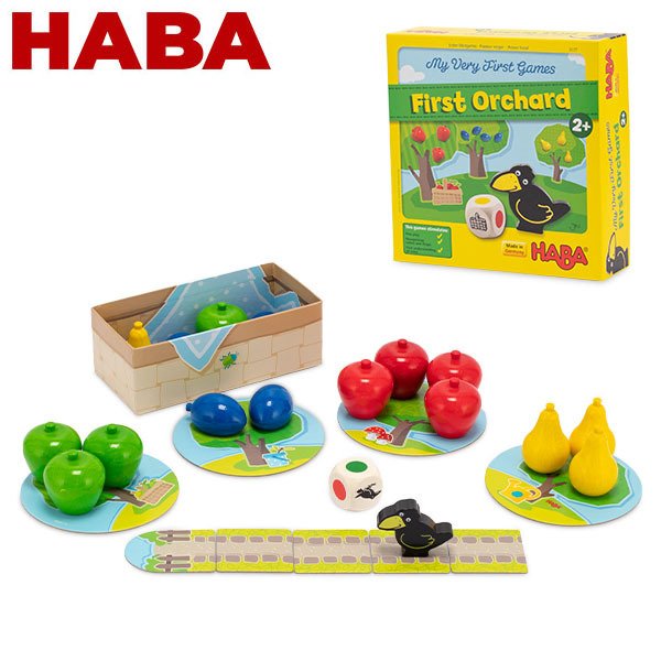 ハバ HABA はじめてのゲーム カラスから果物を守れ! おもちゃ 知育玩具