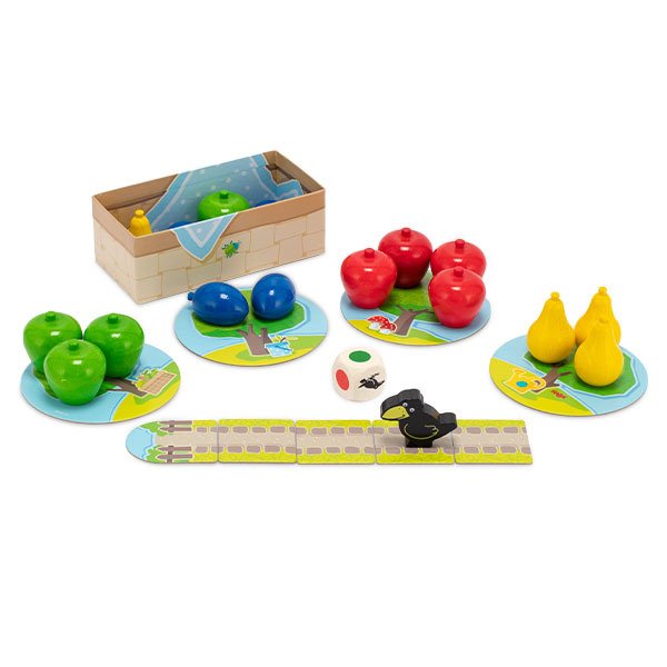 ハバ HABA はじめてのゲーム カラスから果物を守れ! おもちゃ 知育玩具