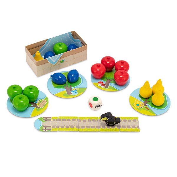ハバ HABA はじめてのゲーム カラスから果物を守れ! おもちゃ 知育玩具