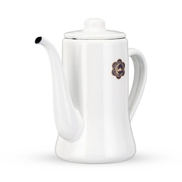 月兎印 スリムポット 1.2L コーヒーポット 野田琺瑯 月兎 ホーロー