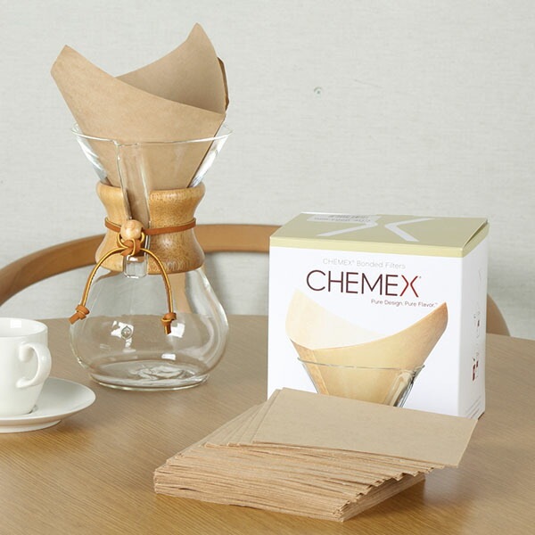 ����å��� Chemex �����ҡ��᡼���� + �ե��륿���ڡ��ѡ� 6���å��� 100���� �ޥ���ᥤ�� �ɥ�å׼� ���å��� ������� CM-6A FSU-100 ��